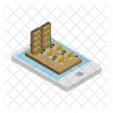 Online Library Book Icon