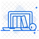 Online Library Digital Library E Library Icon