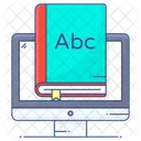 Online Library Digital Library Digital Book Icon
