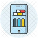 Online Library Digital Library Education Icon