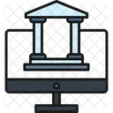 Online Library Digital Library Ebook Icon