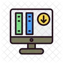 Online Library Library Online Education Icon