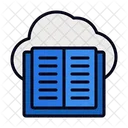 Online Library Book Education Icon
