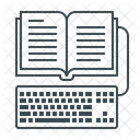 Online Library Ebook Ebook Online Education Icon