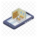 Online Library Book Icon