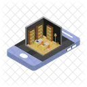 Online Library Book Icon