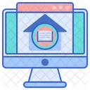 Online Libraryonline Book E Book Online Study Icon