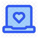 Online Liebeschat Laptop Liebe Icon