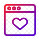 Web Love Internet Icon