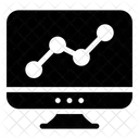 Analytik Analytisches Diagramm Online Liniendiagramm Symbol