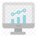 Online Liniendiagramm Computer Diagramm Symbol