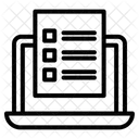 Online List List Checklist Icon