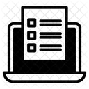 Online List List Checklist Icon