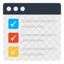 Online Liste Checkliste To Do Liste Icon