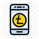 Payment Litecoin Mobile Icon