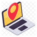 Online Location Online Direction Geolocation Icon