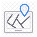 Online Location Map Icon