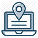 Online Location Map Pin Online Location Pointer Icon