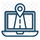 Online Location Map Pin Online Location Pointer Icon