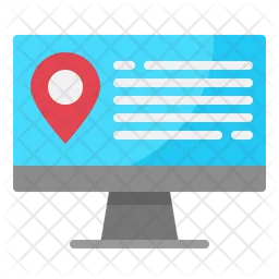 Online Location  Icon