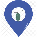 Mouse Location Internet Location Mouse Inside Pin Icon