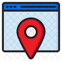 Online Location Online Direction Icon
