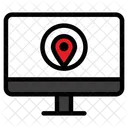 Online Location Location Gps Icon