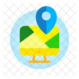 Online Location  Icon