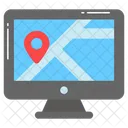 Online Location Monitor Icon