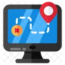 Online Location Direction Gps Icon