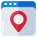 Online Location Direction Gps Icon