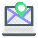 Online Location Location Pin Navigation Icon