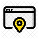 Location Browser Map Icon