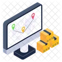Parcel Tracking Online Shipment Tracking Online Shipping Address Icon