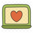 Online Love Online Dating Relationship Icon