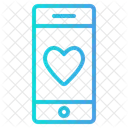 Online Love Love Heart Icon