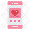 Smartphone Love Callphone Icon
