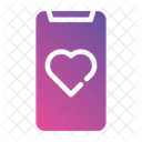 Smartphone Love Valentines Day Icon