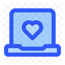 Online Love Chat Laptop Love Icon