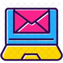Laptop Computer Email Icon