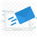 Online Mail Communication Digital Icon