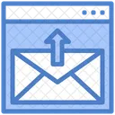 Online-Mail senden  Symbol