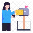 Online Mailbox  Icon