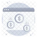 Online Earnings Online Money Web Money Icon
