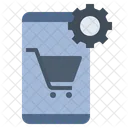 Application Shopping Online Acommerce Ecommerce Application Shopping Online Icon