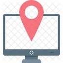Online Map Online Navigation Location Finder Icon