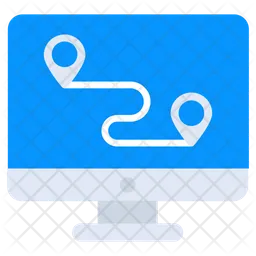 Online Map  Icon