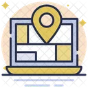 Online Map Online Navigation Location Finder Icon