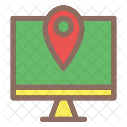 Online Map  Icon