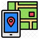 Smartphone Pin Location Icon